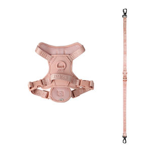 2025カスタマイズロゴ犬用ハーネスダブルリース調整可能通気性ネオプレンペットアクセサリーナイロン素材 - Product Image 2