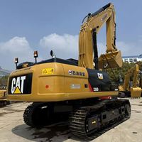 Mini-excavatrice Caterpillar CAT336 d'occasion, modèle 2024, type chenille, moteur, excellentes performances, prix réduit, origine Japon, garantie 1 an
