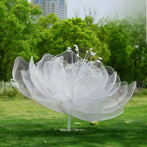 Estatua de Garza de FRP para Exteriores, Escultura de Garza Realista, Protegida contra Rayos UV, Figura de Aves de Tamaño Real para Jardín, Césped, Paisajismo Comercial - Product Image 6