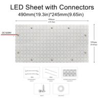Feuilles de lumière LED flexibles de qualité supérieure 24V Blanc chaud Blanc froid CCT RGB RGBW RGBCCT LED Image pour éclairage de comptoirs en marbre rétroéclairés