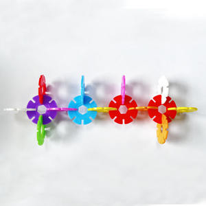 Blocs de construction flocon de neige <span class=keywords><strong>puzzle</strong></span> amusant multicolore autres jouets éducatifs - Product Image 4