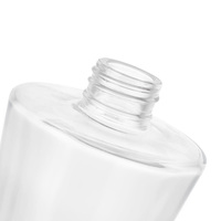 Flacon de parfum de luxe en verre 100 ml, grand diffuseur à bâtonnets d'arôme floral noir clair avec sérigraphie personnalisable