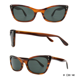2024 Milan Optical Fair diseñador sombra gafas <span class=keywords><strong>de</strong></span> sol hombres mujeres pequeño ojo <span class=keywords><strong>de</strong></span> gato polarizado espesar gafas <span class=keywords><strong>de</strong></span> sol <span class=keywords><strong>de</strong></span> acetato hechas a mano - Product Image 4