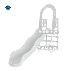 Kustom Balita lembut Bermain mewah bola putih Pit geser dengan tangga - Product Image 1