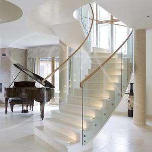 Arten von Schritten in der Treppe Treppe und Treppe Moderne runde gebogene Glas treppe - Product Image 2