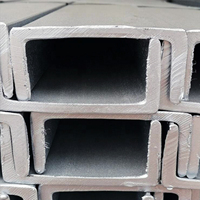 Poutres en U standard EN S275 S355 / UPE UPN PFC, poutres en acier laminées à chaud, profilés en U