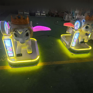 Guangzhou Factory <span class=keywords><strong>Pony</strong></span> Kid Ride-gelb Kid Car Kiddie Ride für Arcade Coin Operated Racing Machine Heiß für Kinderspiel platz - Product Image 2