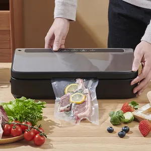 Seladora doméstica portátil para alimentos, cozinha seladora automática de alimentos à vácuo seladora