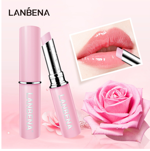Bálsamo labial <span class=keywords><strong>de</strong></span> ácido hialurónico LANBENA, bálsamo labial hidratante para aclarar la línea <span class=keywords><strong>de</strong></span> labios, lápiz labial al por mayor, barra impermeable para mujer, 3 años, 20g - Product Image 4