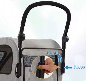 Free Sample Pet Stroller For Outdoor <b>Dog</b> Large Pet <b>Trolley</b> With Large Wheels - Product Image 1