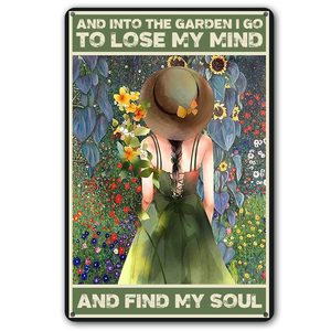 Wholesale Decorative Metal Craft <strong>Signs</strong> for Home <strong>Garden</strong> Yard Sign <strong>Outdoor</strong> Decor 12" X 8" Inch Metal Tin Sign - Product Image 2