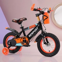 Vélo à prix avantageux, modèle compact, VTT pour enfants, avec casque et sac d'école