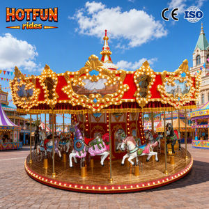 <span class=keywords><strong>Manège</strong></span> d'extérieur vintage pour 24 personnes avec certification CE ISO pour parcs d'attractions et fêtes foraines - Product Image 6