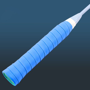 Sangle de raquette en matériau PU, surface collante, bande adhésive pour raquette de badminton, tennis, pickleball, absorbant la transpiration, antidérapante - Product Image 5
