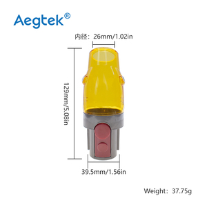 Adaptateur d'<span class=keywords><strong>aspirateur</strong></span> V7/V8/V10/V11/V12/V15 avec ouverture d'aspiration de 26 mm pour sacs à vêtements - Jaune citron pour <span class=keywords><strong>aspirateur</strong></span> <span class=keywords><strong>Dyson</strong></span> - Product Image 1