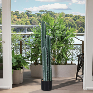 Fabricants <span class=keywords><strong>en</strong></span> gros de plantes artificielles, <span class=keywords><strong>cactus</strong></span> artificiel, <span class=keywords><strong>cactus</strong></span> de différentes tailles, plantes vertes pour la décoration de la maison, mariage, sol - Product Image 2