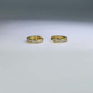 Aros de Acero Inoxidable con Baño de Oro PVD 316L, Joyería de Moda Sostenible y Resistente - Product Image 1