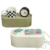 Boîte de rangement pour câbles en plastique grande capacité avec couvercles, protection anti-animaux domestiques, organisateur de câbles de bureau pour la maison et le bureau