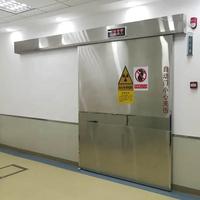 Puerta forrada de plomo de rayos X protectora deslizante automática para SALA DE CT