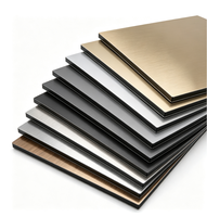 Panneau composite en aluminium ignifuge antistatique professionnel de 5 mm avec revêtement PE/PVDF pour façade extérieure personnalisée