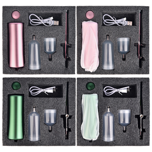 Pistolet à air comprimé sans fil rechargeable pour nail art, kit portable à double action pour la peinture et le maquillage des ongles - Product Image 3