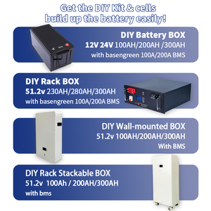 Paquete de Baterías de Litio de 5kwh 8kwh 16kwh, Carcasa DIY 16s LiFePO4, Sistema de Almacenamiento de Energía Solar para el Hogar de 15kwh, 51.2v 314ah con BMS - Product Image 6