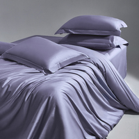 Taie d'oreiller personnalisable en fibre de lyocell naturelle de luxe, brillante, douce et respirante, sur mesure pour la maison, l'hôtel et la chambre à coucher