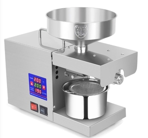 Intelligent Temperature Controlled Stainless Steel Oil Extraction for Peanuts Sunflower <b>Vegetables</b> Seafood Meat Slicer Rice Mill - Product Image 4