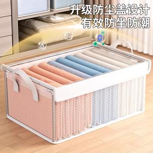 Boîte de rangement pour vêtements en PVC transparent, rectangulaire, pliable, empilable, sans couvercle, pour armoire, tiroir, organisation des vêtements à domicile - Product Image 2