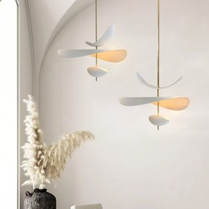 Lustre LED Nordique Moderne AB, Design Simple, Doré, <span class=keywords><strong>pour</strong></span> Maison, Hôtel, <span class=keywords><strong>Chambre</strong></span>, Alimentation CA, <span class=keywords><strong>Suspension</strong></span> <span class=keywords><strong>en</strong></span> Fer et Verre - Product Image 2