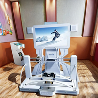 Simulateur de vol VR à pièces, machine de jeu de ski VR pour centre de jeux, vente en gros d'usine