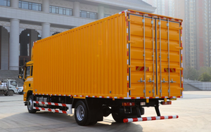 Camion de fret diesel Shacman à 6 roues, capacité de 10 tonnes, camionnette à caisse fermée, boîte de vitesses manuelle - Product Image 6