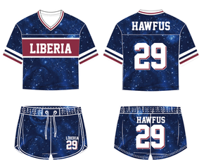 Conjunto de Uniforme de Fútbol Americano Personalizado: Top Corto de Malla Transpirable, Jersey de Fútbol Americano y Falda de Animadora - Product Image 3