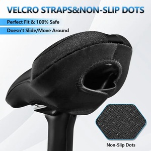 Housse de selle de vélo BUCKLOS épaisse et confortable, housse de siège de vélo en silicone, éponge douce antichoc, housse de coussin pour VTT et vélo de route - Product Image 6