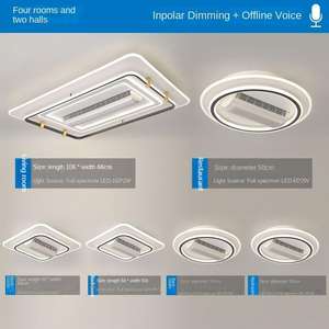 Factory Direct Price Indoor <b>Living</b> <b>Room</b> Bedroom Dimmable Bladeless Acrylic <b>Led</b> <b>Ceiling</b> Fan <b>Light</b> With Remote Control - Product Image 5