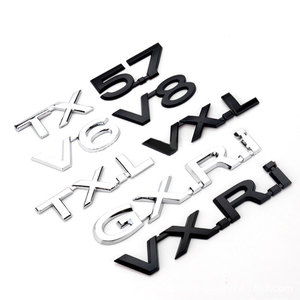 Emblème 2.5V V6 V8 VX VXR <span class=keywords><strong>TXL</strong></span> VXL pour Reiz <span class=keywords><strong>Land</strong></span> <span class=keywords><strong>Cruiser</strong></span> Prado, autocollant de couvercle de coffre en ABS, autocollants de carrosserie pour TOYOTA Refit - Product Image 3