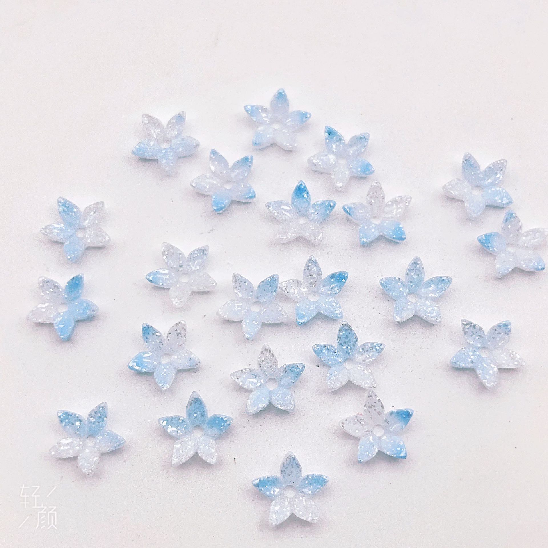 ผงสีฟ้า ผงสีเงิน