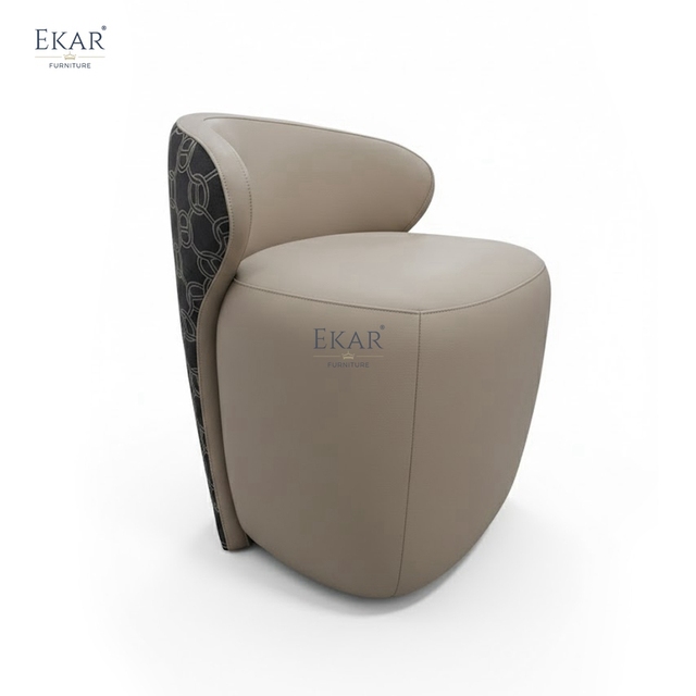 Modern Fabric Vanity Stool | Luxury Dressing Stool for Bedroom Hotel & Apartment | EKAR FURNITURE
