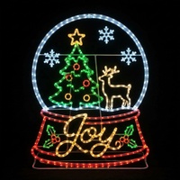 Grand motif lumineux LED 2D en cuivre pour extérieur, AC110V 220V IP65, pour poteaux de rue, décoration de Noël, aménagement paysager commercial, CE RoHS