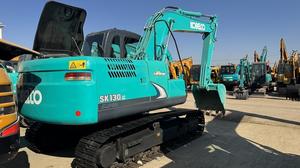 Fabricación vende excavadora sobre orugas Kobelco SK130 con motor Komatsu original PLC y rodamiento 1 año de garantía buen precio - Product Image 4