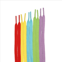 Lacets plats épais en polyester coloré de 8 mm, personnalisables, pour baskets – Lacets de chaussures personnalisés