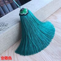 Gorros bordados a máquina de estilo chino con flecos de poliéster Borlas de rayón Llaveros Bolsa Borlas colgantes Perchas de coche Borlas