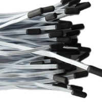 Sonde à tête plate 6*15mm avec fil plat TPE 10K 3950 pour la mesure de la température ambiante