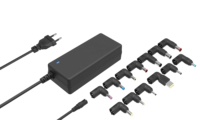 Adaptateur secteur universel pour ordinateur portable de haute qualité 65W avec 8 embouts, prise EU pour Asus/HP/Dell/Lenovo etc.