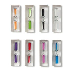 Minuterie de sable en acrylique personnalisé 1 minutes, cadeau Promotion, pendule en acrylique - Product Image 2