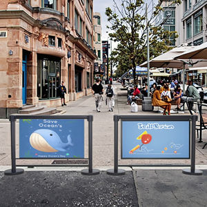 Nuovi Arrivi: Barriere in Metallo per Interni ed Esterni, Paravento per Marciapiedi, Barriere per Caffè e Ristoranti - Product Image 1