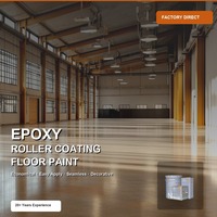 Revêtement de sol époxy transparent métallique résistant à l'usure et antidérapant pour garage, usine, atelier, entrepôt, béton