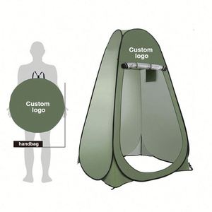 Custom Logo Printed Portable Pop up Outdoor Changing Clothes Tent Douche Privacy Bathrooms <b>Bath</b> Beach Toilet Shower Room Tent - Product Image 1