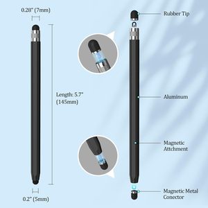 Stylets pour écrans tactiles, <span class=keywords><strong>stylet</strong></span> magnétique 2 en 1 et <span class=keywords><strong>stylet</strong></span> capacitif sensible pour <span class=keywords><strong>iPad</strong></span> - Product Image 6