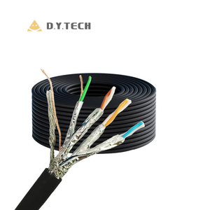 Rame puro privo di ossigeno in rame doppio schermato dieci Gigabit ad alta velocità SFTP Cat8A cavo di rete Cat8 cavo di rete - Product Image 1